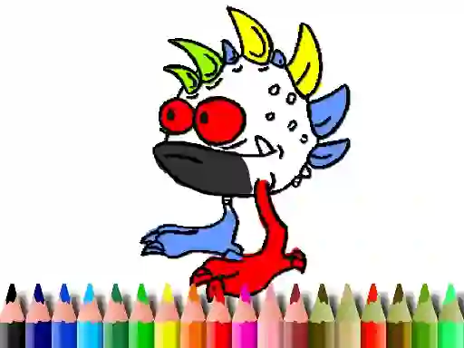 Гульня Back To School: Halloween Coloring Book онлайн