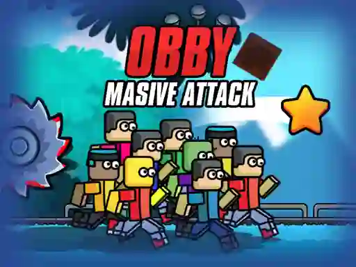 Гульня Obby Massive Attack онлайн