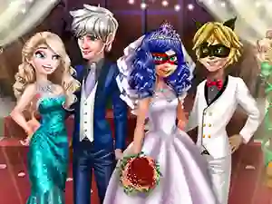 Гульня Ladybug Wedding Royal Guests онлайн