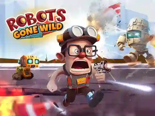 Гульня Robots Gone Wild онлайн
