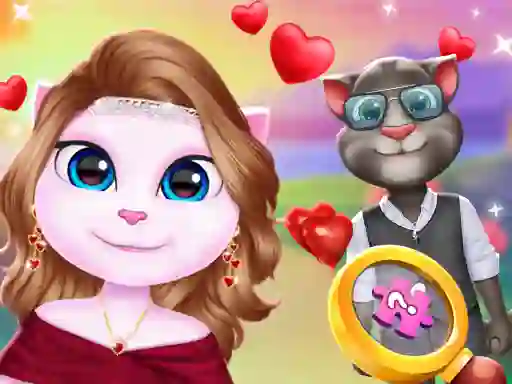Гульня Kitty Couple Lovely Valentine онлайн