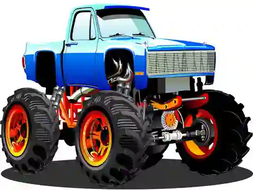 Гульня Monster Truck Puzzle онлайн