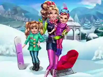 Гульня Twins Winter Fun! онлайн