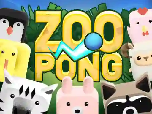 Гульня Zoo Pong онлайн