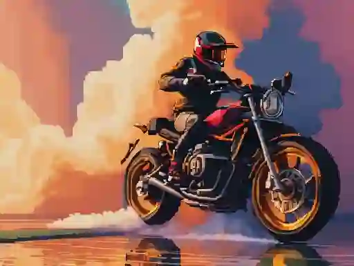 Гульня 3D Moto Simulator онлайн