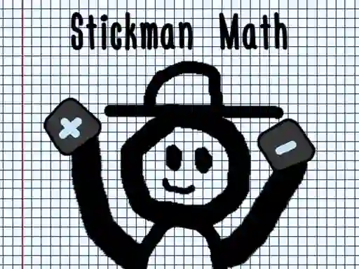 Гульня Stickman Math онлайн