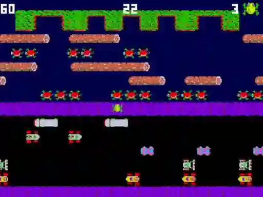 Гульня Clumpsy Frogger 2D онлайн