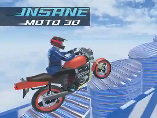 Гульня Insane Moto 3D онлайн