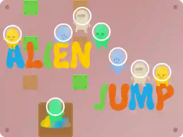 Гульня Alien Jump онлайн
