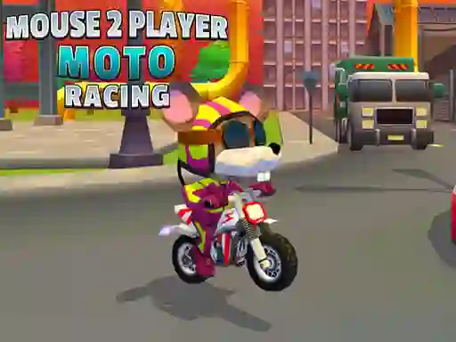 Гульня Mouse 2 Player Moto Racing онлайн