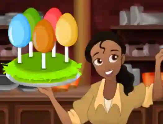 Гульня Princess Easter Egg Decoration онлайн