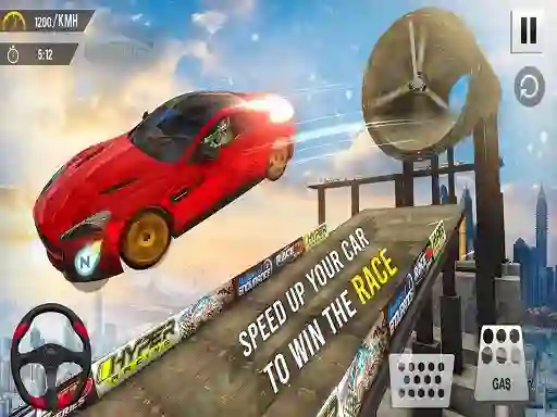 Гульня Impossible City Car Stunt онлайн