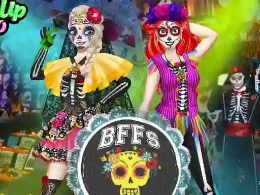 Гульня BFFS Day Of The Dead онлайн