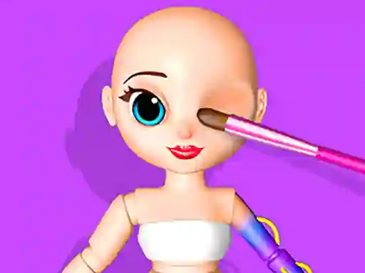 Гульня ASMR Doll Repair онлайн