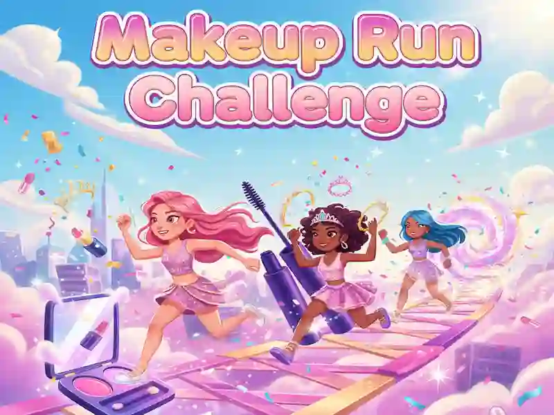 Гульня Makeup Run Challenge онлайн