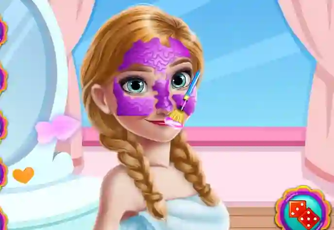 Гульня Ice Princess Fruity Skin Care онлайн