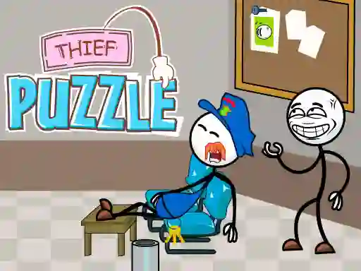 Гульня Thief Puzzle Online онлайн