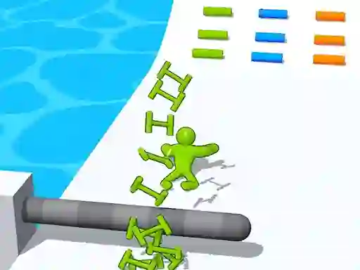 Гульня Ladder Master Color Run онлайн