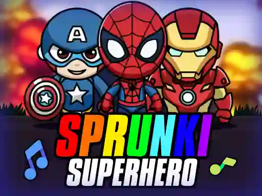 Гульня Sprunki SuperHero онлайн