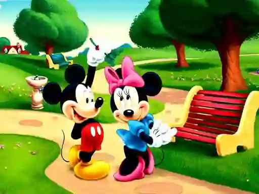 Гульня Mickey's Club House онлайн