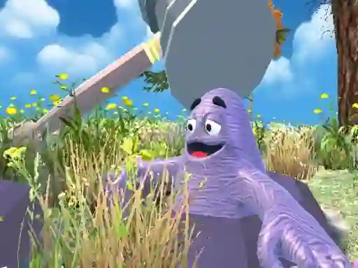 Гульня Wack a Grimace Shake онлайн