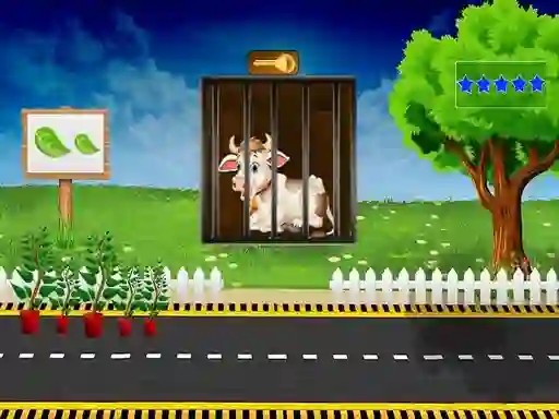 Гульня Cow Escape онлайн
