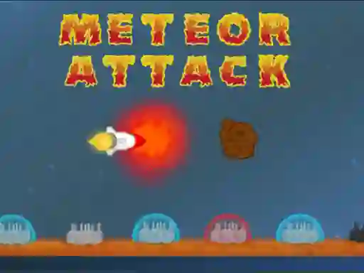 Гульня Meteor Attack онлайн