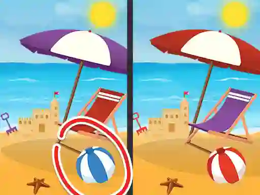 Гульня Spot The Difference Seasons онлайн