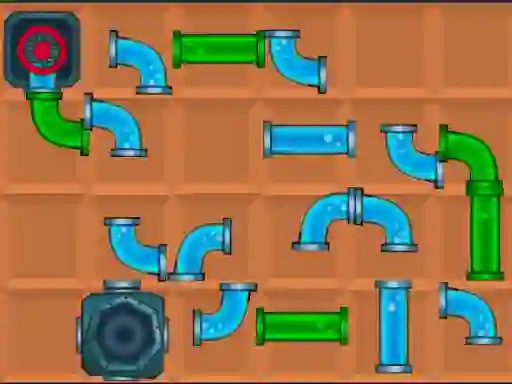 Гульня Connect the Pipes 2d онлайн