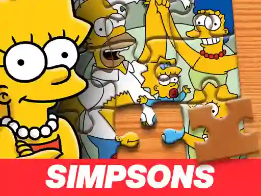 Гульня Simpson Jigsaw Puzzle онлайн