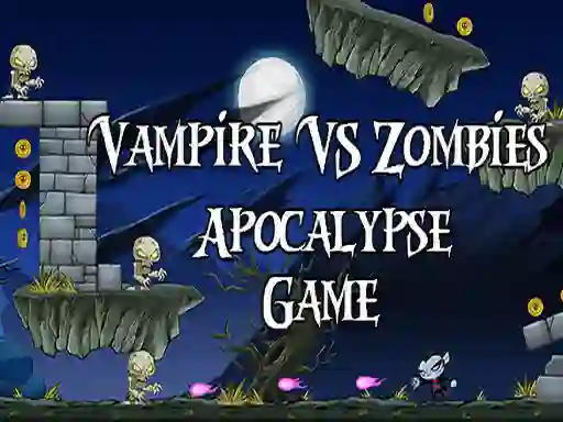 Гульня Vamp kid vs The Zombies apocalipse онлайн