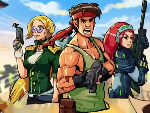 Гульня Metal Shooter Brother Squad онлайн