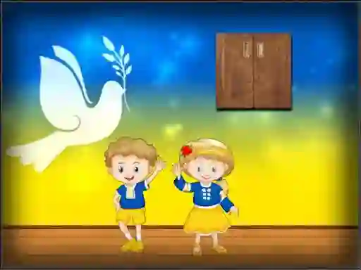 Гульня Amgel Peace Room Escape онлайн
