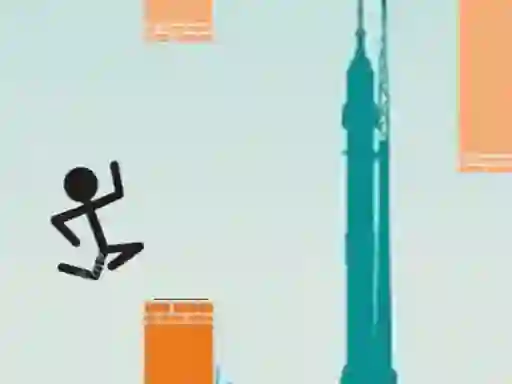 Гульня Flappy Stickman онлайн
