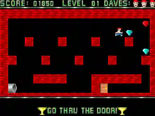 Гульня Dangerous dave онлайн
