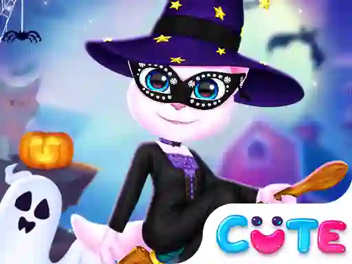 Гульня Cat Girl Halloween Preparation онлайн