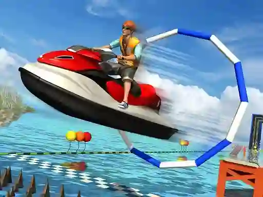 Гульня Super Jet Ski Race Stunt онлайн