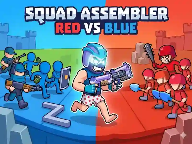 Гульня Squad Assembler Red Vs Blue онлайн