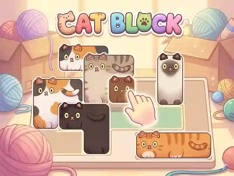 Гульня Cat Block онлайн
