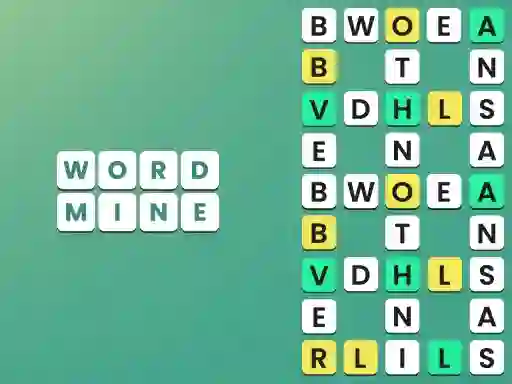 Гульня Word Mine онлайн