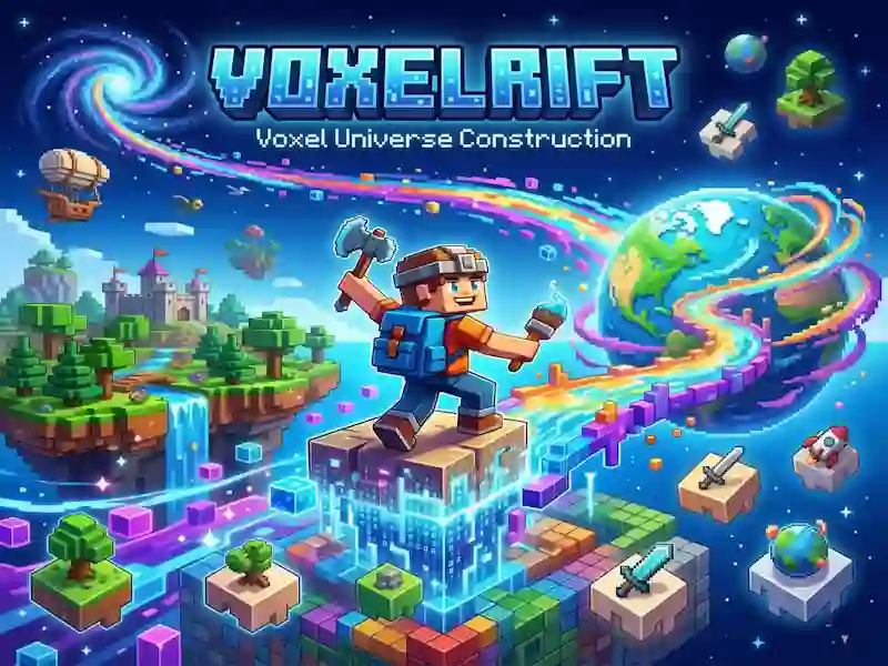 Гульня Voxelrift онлайн