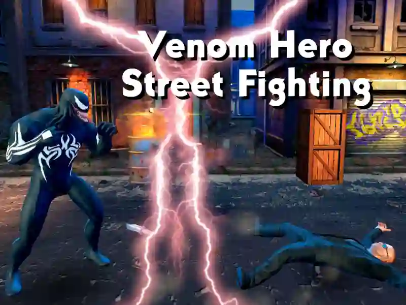 Гульня Venom Hero Street Fighting онлайн