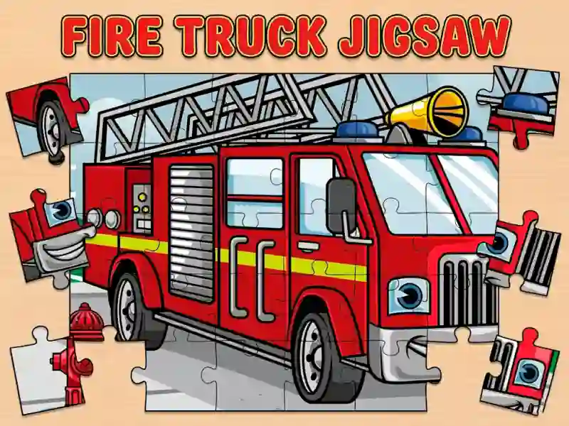Гульня Fire Truck Jigsaw онлайн