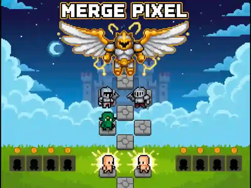 Гульня Merge Pixel онлайн