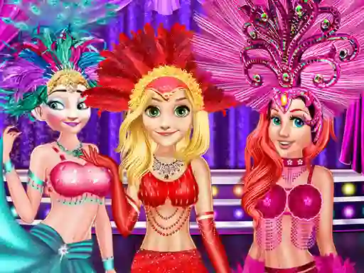 Гульня Princess As Los Vegas Showgirls онлайн