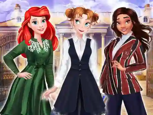 Гульня Back To School: Princess Preppy Style онлайн