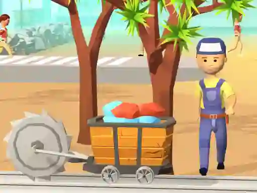 Гульня Stone Miner 3d онлайн