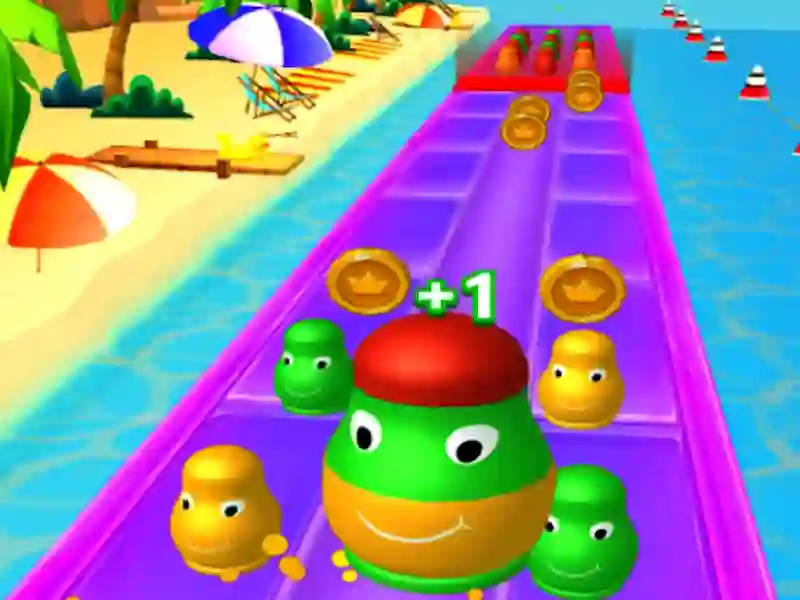 Гульня Bottle Rush 3D онлайн