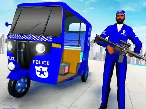 Гульня Police Auto Rickshaw Taxi онлайн
