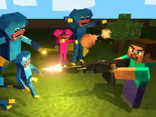 Гульня Mine Shooter: Huggy's Attack онлайн